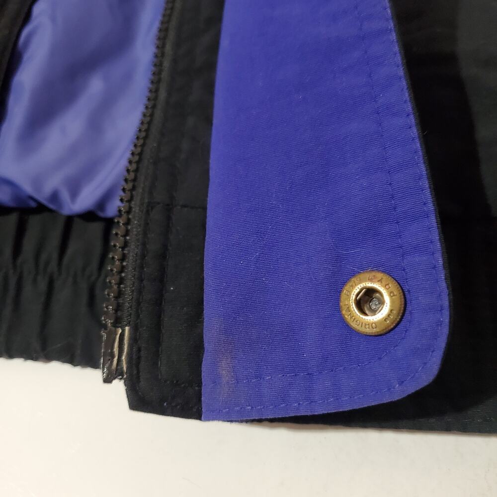 Vtg Eddie Bauer Mens Goose Down Insulated Puffer Lined Nylon Jacket Size L 80s - Picture 9 of 15